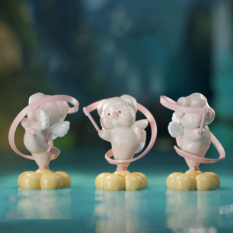 Contemporary Creative Resin Pig-shaped Table Decor With Manual Rotation For Living Room &amp; Entryway