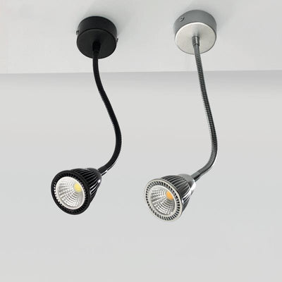 Contemporary Industrial Aluminum Gooseneck Cone LED Wall Sconce Lamp For Bedside Use