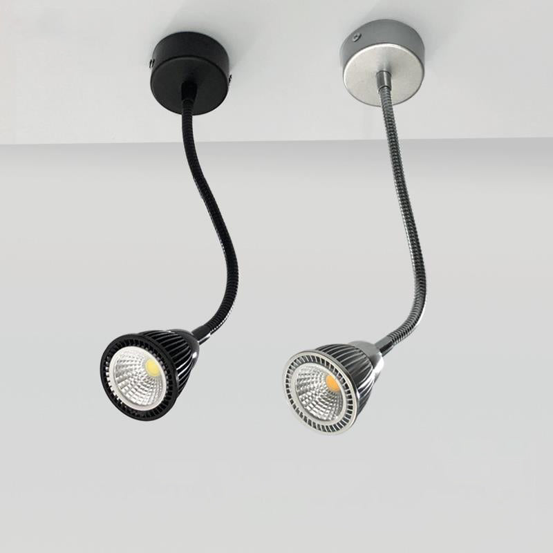 Contemporary Industrial Aluminum Gooseneck Cone LED Wall Sconce Lamp For Bedside Use