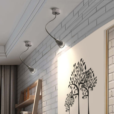 Contemporary Industrial Aluminum Gooseneck Cone LED Wall Sconce Lamp For Bedside Use