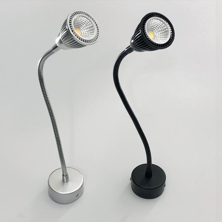Contemporary Industrial Aluminum Gooseneck Cone LED Wall Sconce Lamp For Bedside Use