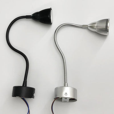 Contemporary Industrial Aluminum Gooseneck Cone LED Wall Sconce Lamp For Bedside Use