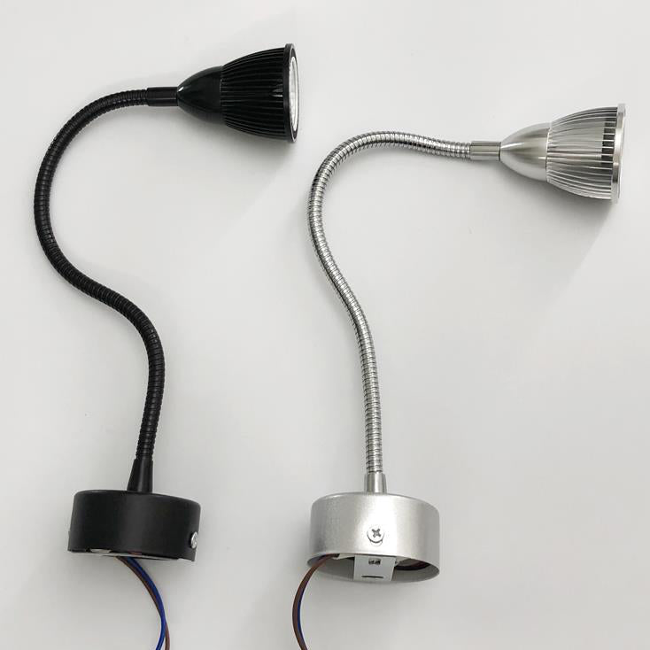 Contemporary Industrial Aluminum Gooseneck Cone LED Wall Sconce Lamp For Bedside Use
