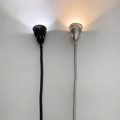 Contemporary Industrial Aluminum Gooseneck Cone LED Wall Sconce Lamp For Bedside Use