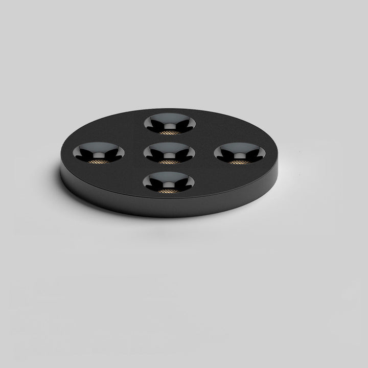 Modern Minimalist Iron Round LED Flush Mount Ceiling Light Spotlight For Living Room &amp; Hallway