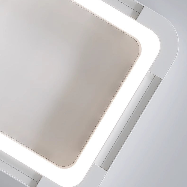 Moderne Einfachheit ABS Acryl Hardware Quadrat LED Deckenventilator Licht Kronleuchter für Schlafzimmer 