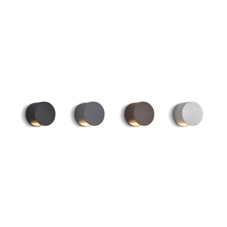 Moderne minimalistische Aluminium runde dreieckige Balken LED-Wandleuchte für den Flur 