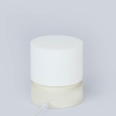 Contemporary Nordic Timer Rechargeable ABS HIPS Silica Cylinder LED Table Lamp Night Light For Bedside