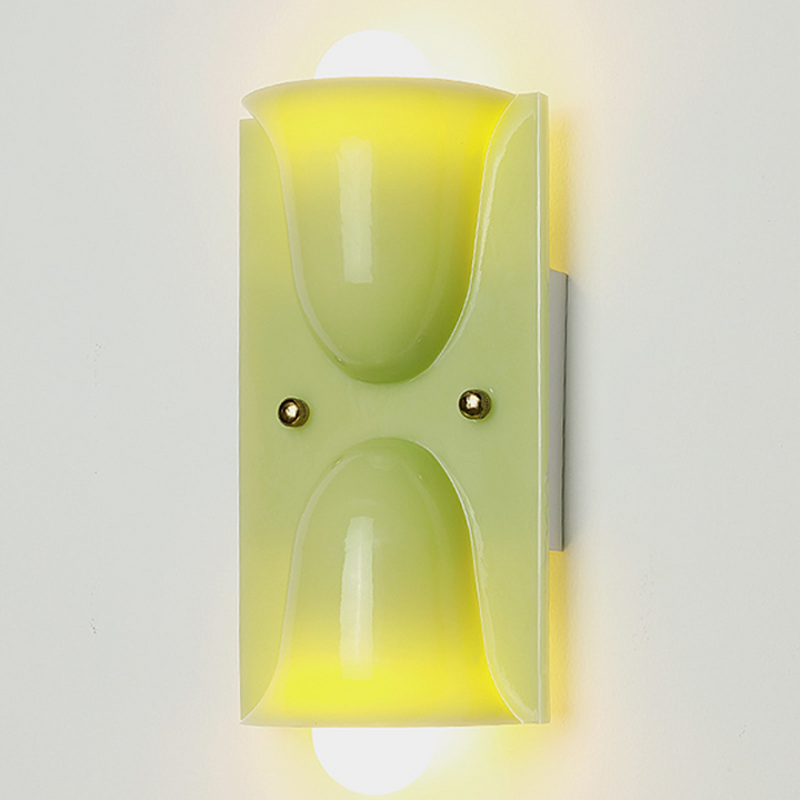 Traditional Vintage Square Resin 1/2-Light Bell-Shaped Wall Sconce Lamp For Bedroom