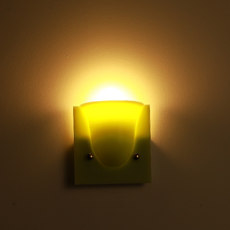Traditional Vintage Square Resin 1/2-Light Bell-Shaped Wall Sconce Lamp For Bedroom