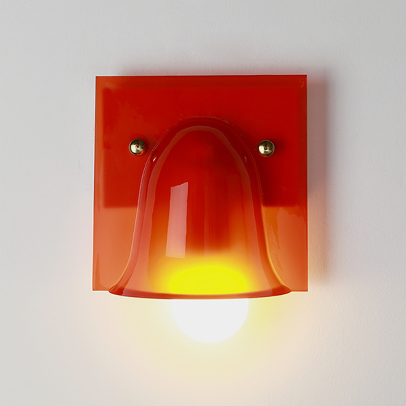 Traditional Vintage Square Resin 1/2-Light Bell-Shaped Wall Sconce Lamp For Bedroom