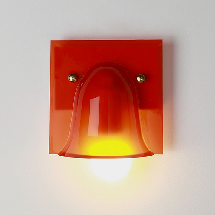 Traditional Vintage Square Resin 1/2-Light Bell-Shaped Wall Sconce Lamp For Bedroom