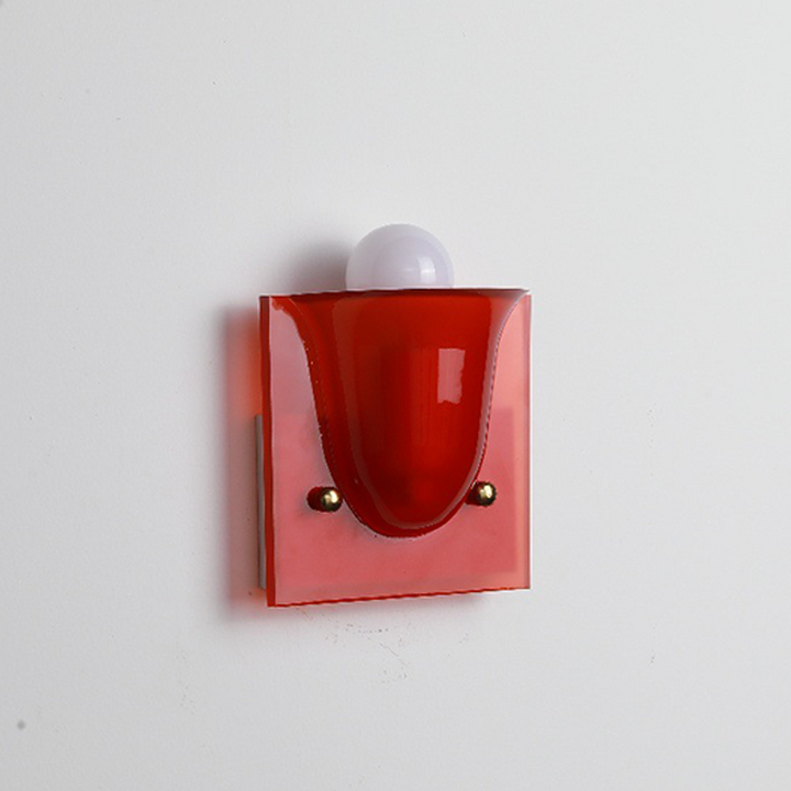 Traditional Vintage Square Resin 1/2-Light Bell-Shaped Wall Sconce Lamp For Bedroom