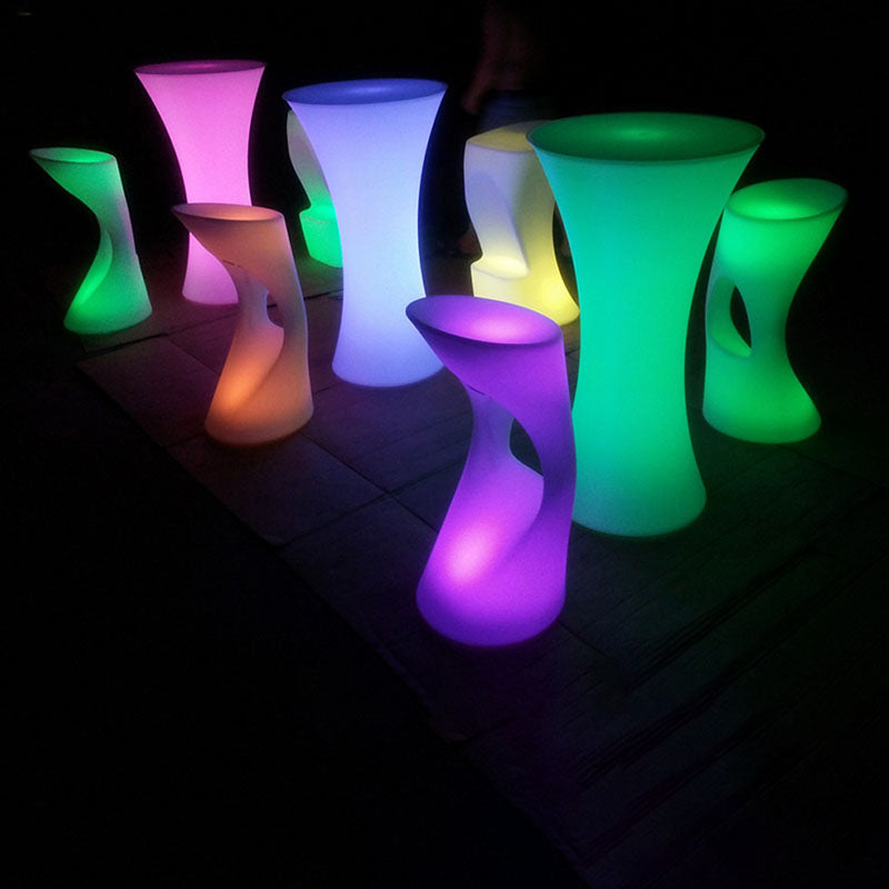 Lámpara de pie de vidrio templado redondo LED PE creativa contemporánea para cocina 