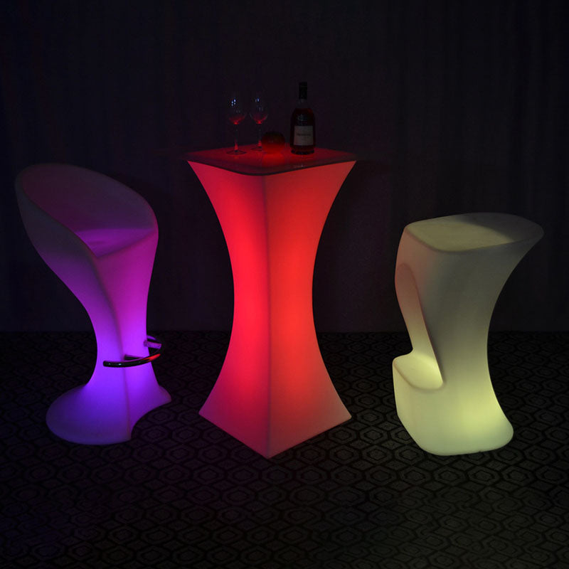 Lámpara de pie de vidrio templado redondo LED PE creativa contemporánea para cocina 