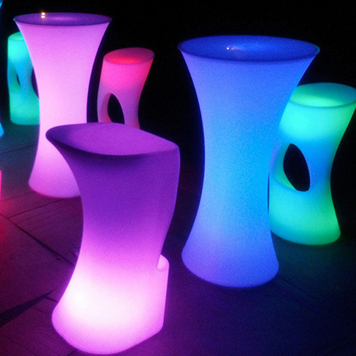 Lámpara de pie de vidrio templado redondo LED PE creativa contemporánea para cocina 