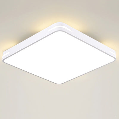 Luz de techo de montaje empotrado LED cuadrada de hierro acrílico de simplicidad moderna para dormitorio 