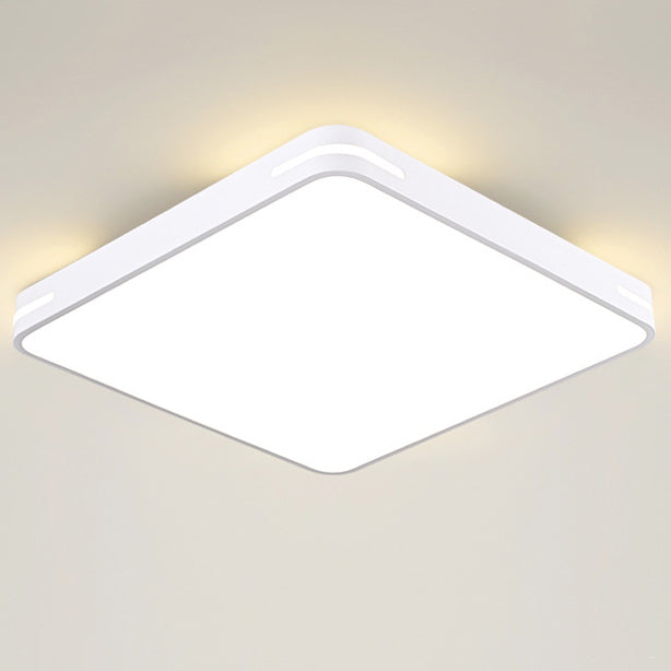 Luz de techo de montaje empotrado LED cuadrada de hierro acrílico de simplicidad moderna para dormitorio 