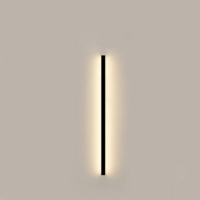 Modern Minimalist Rectangular Aluminum PVC LED Wall Sconce Lamp For Bedroom