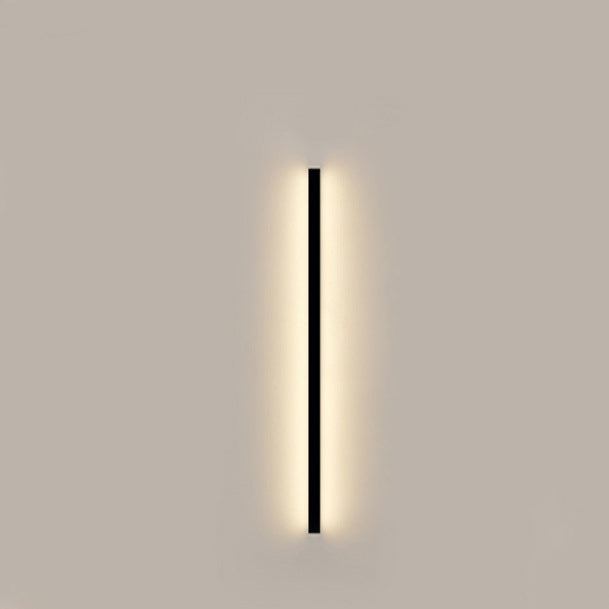 Modern Minimalist Rectangular Aluminum PVC LED Wall Sconce Lamp For Bedroom