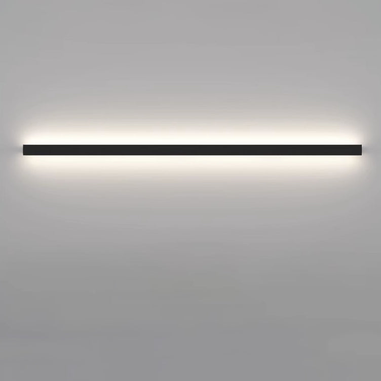 Modern Minimalist Rectangular Aluminum PVC LED Wall Sconce Lamp For Bedroom