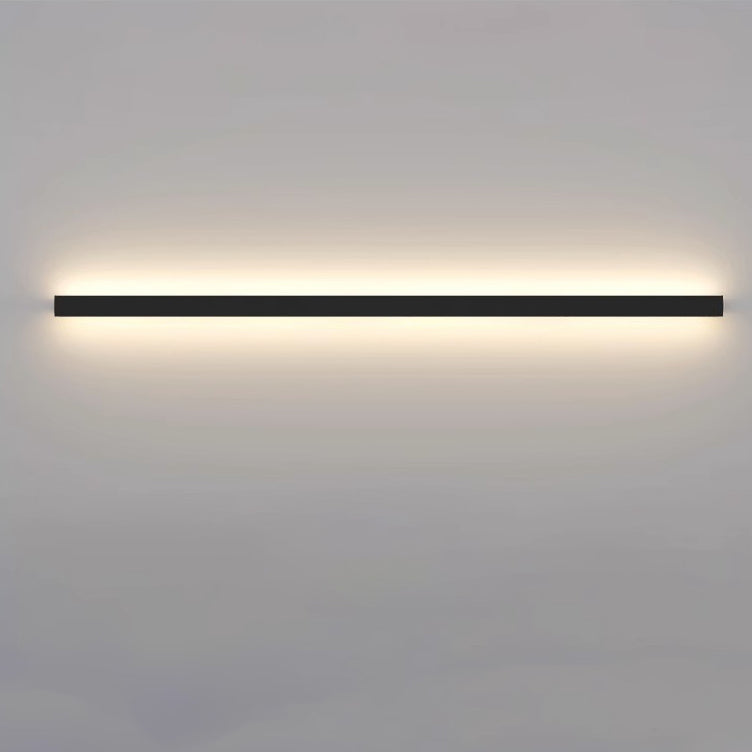 Modern Minimalist Rectangular Aluminum PVC LED Wall Sconce Lamp For Bedroom