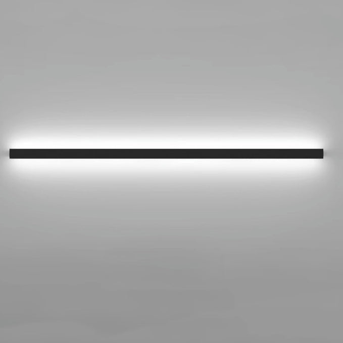 Modern Minimalist Rectangular Aluminum PVC LED Wall Sconce Lamp For Bedroom