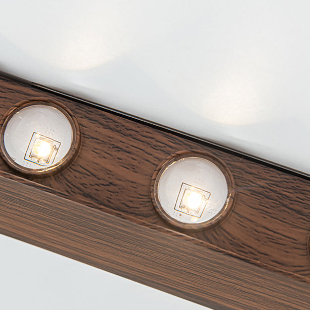 Moderne minimalistische rechteckige Aluminium-Eisen-LED-Wandleuchte für das Schlafzimmer 