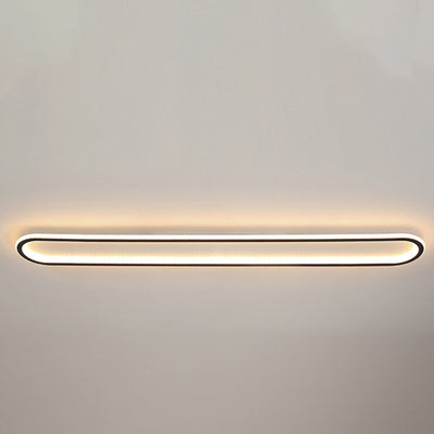 Moderne minimalistische rechteckige ovale Eisen-LED-Deckenleuchte für den Flur 