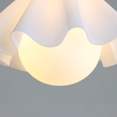 Modern Minimalist Flower Wood Acrylic 1/3 Light Island Light Chandelier For Dining Room