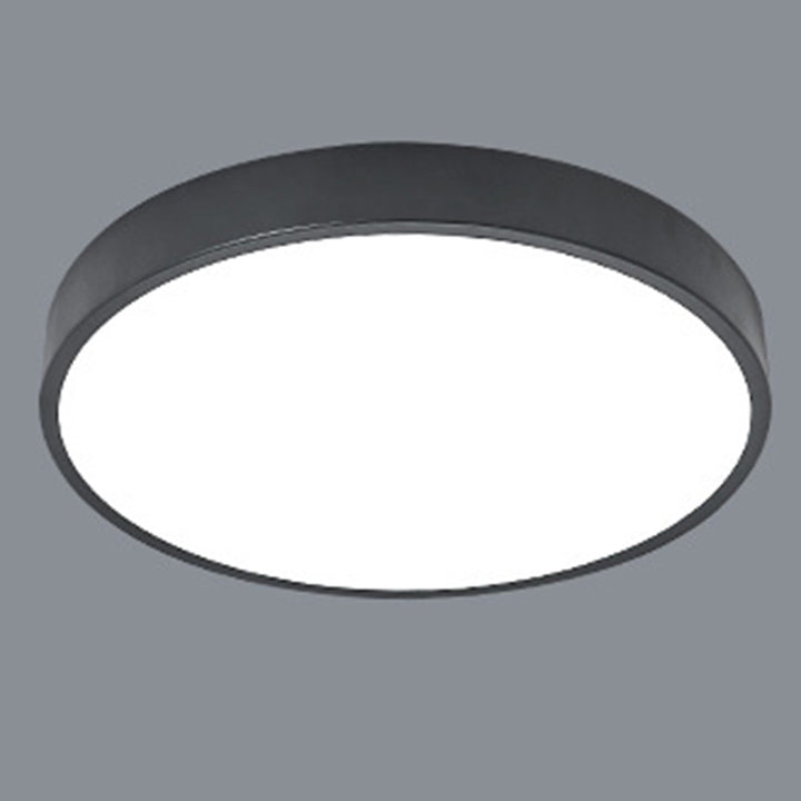 Modern Simplicity Round Acrylic Iron LED Flush Mount Ceiling Light For Living Room