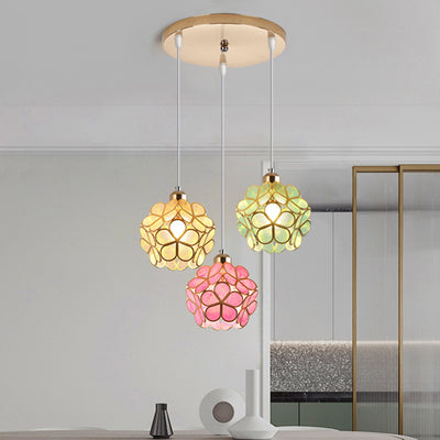 Contemporáneo Escandinavo Hexagonal Hierro 1/3 Luz Isla Luz Lámpara Para Comedor 