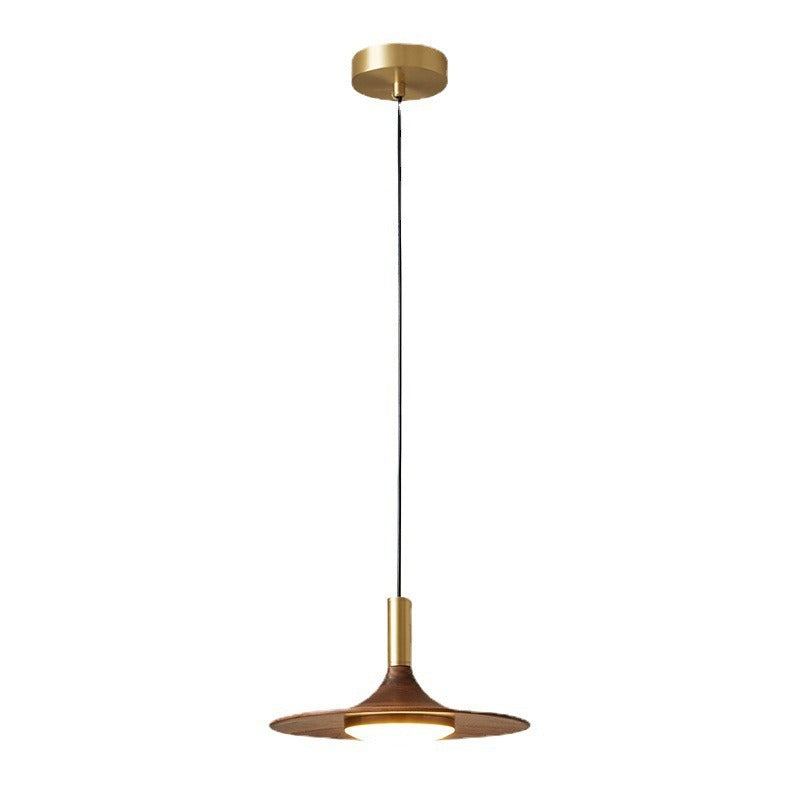 Lámpara de Araña Moderna Minimalista de Disco Redondo de Hierro con LED para Comedor 