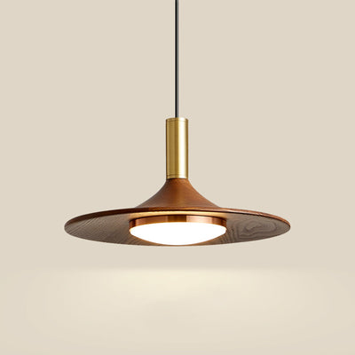 Lámpara de Araña Moderna Minimalista de Disco Redondo de Hierro con LED para Comedor 