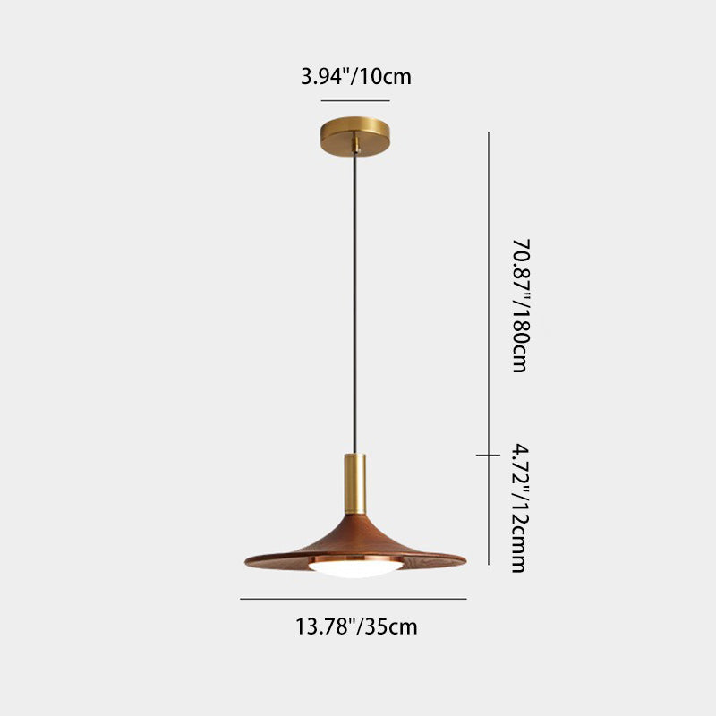 Lámpara de Araña Moderna Minimalista de Disco Redondo de Hierro con LED para Comedor 