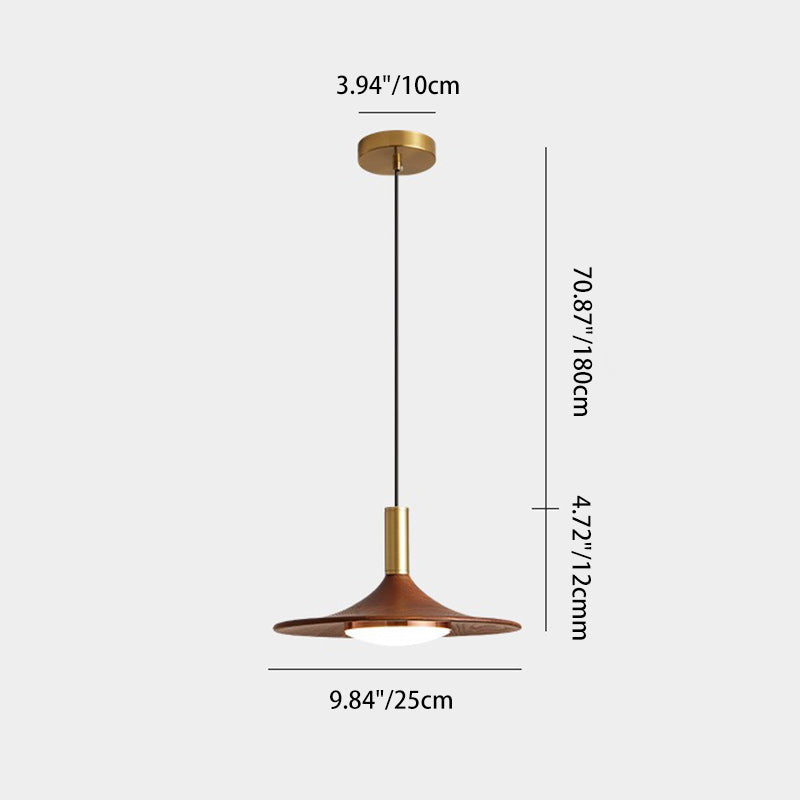 Lámpara de Araña Moderna Minimalista de Disco Redondo de Hierro con LED para Comedor 