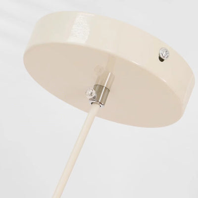 Traditional Japanese Round Acrylic Wood LED Pendant Light For Dining Room