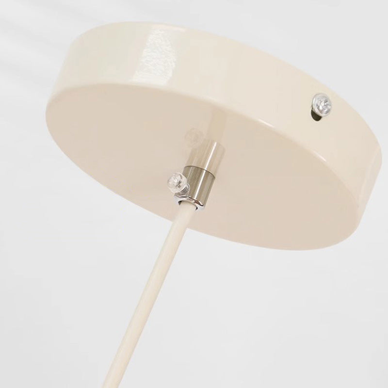 Traditional Japanese Round Acrylic Wood LED Pendant Light For Dining Room
