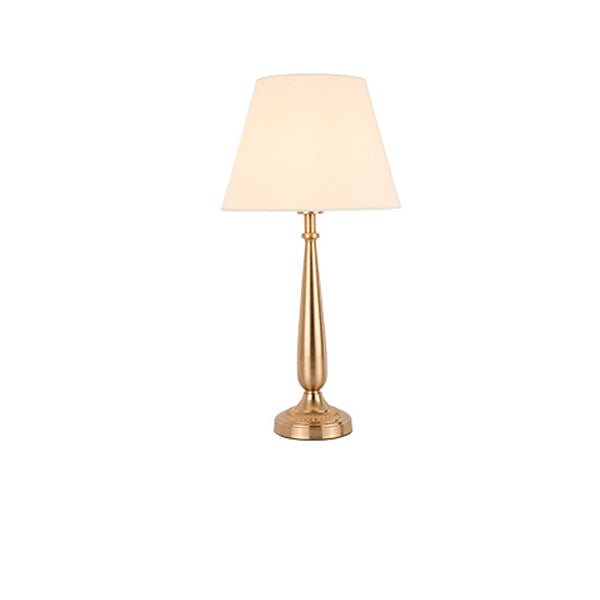 Zeitgenössische skandinavische Blumen-Eisenstoff 1-Licht Tischlampe für das Schlafzimmer 