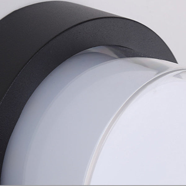 Modern Minimalist Round Square Aluminum Acrylic LED Flush Mount Ceiling Light For Hallway