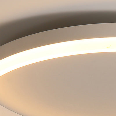 Moderne minimalistische Verkehrskreisel Eisen Acryl LED Deckenleuchte für Schlafzimmer 