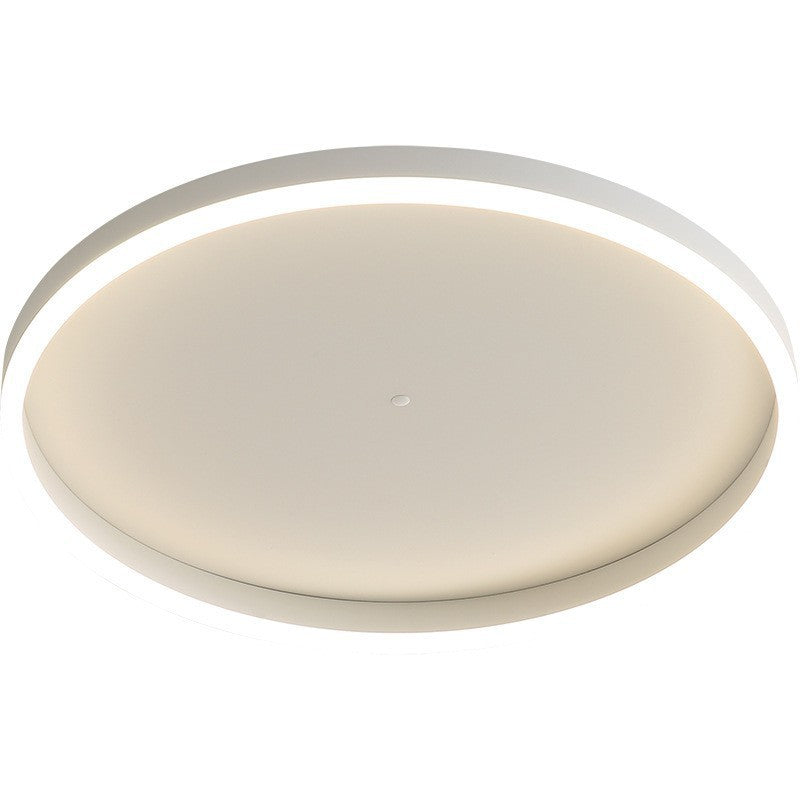 Modern Minimalist Traffic Circle Iron Acrylic LED Flush Mount Ceiling Light For Bedroom