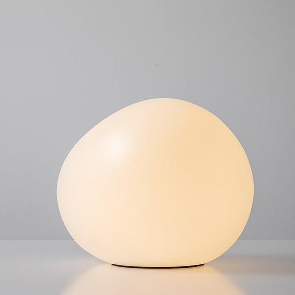 Modern Minimalist Pebble Acrylic Resin 1-Light Pendant Light For Living Room