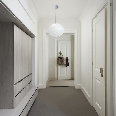 Modern Minimalist Pebble Acrylic Resin 1-Light Pendant Light For Living Room