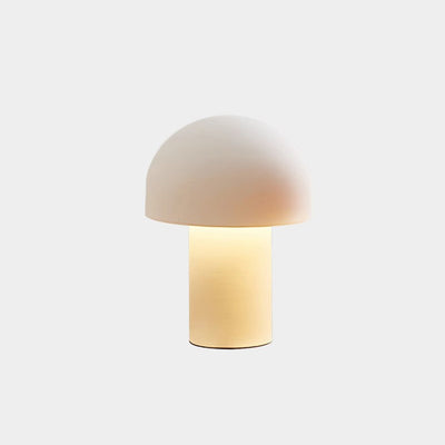 Modern Minimalist Mushroom Iron Acrylic 1-Light Table Lamp For Bedroom