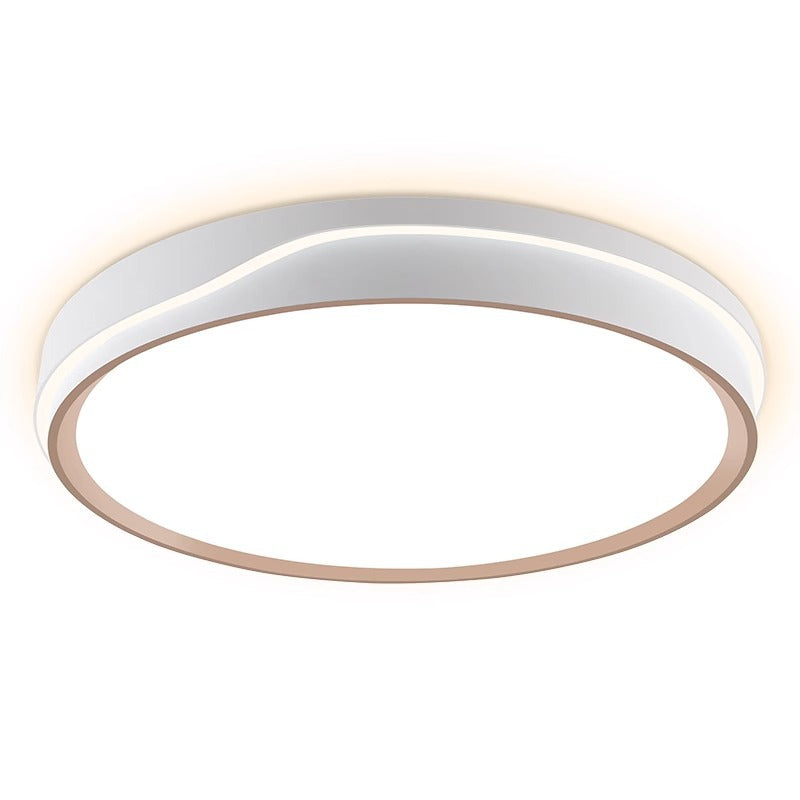 Modern Minimalist Round Square Rectangular Acrylic Iron LED Flush Mount Ceiling Light For Bedroom