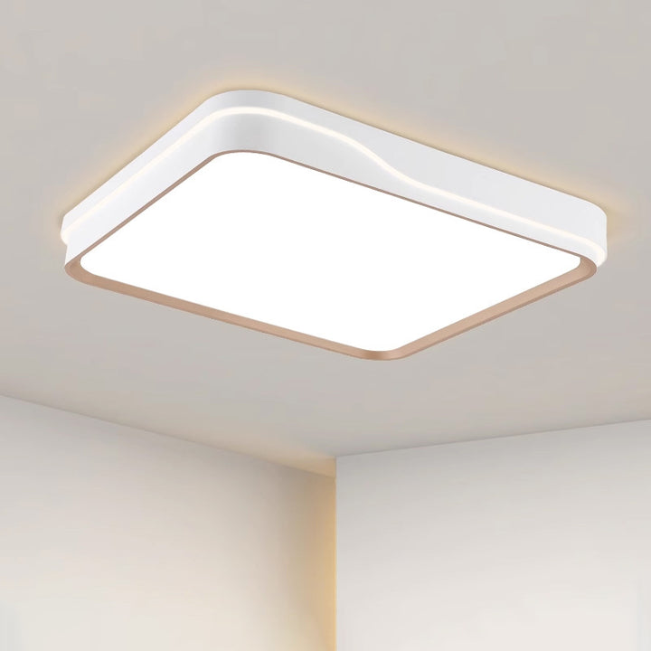 Moderne minimalistische runde quadratische rechteckige Acryl-Eisen-LED-Deckenleuchte für das Schlafzimmer 