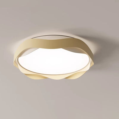 ضوء سقف LED مثبت بمساحة مستديرة من الحديد الأكريليكي بتصميم حديث وبسيط لغرفة النوم 