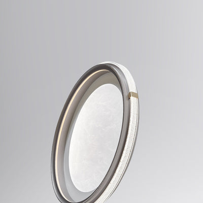 Luz de techo empotrada LED de aluminio acrílico redonda de simplicidad moderna para dormitorio 