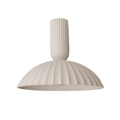 Lámpara colgante LED de resina y yeso en forma de media luna moderna minimalista para comedor 